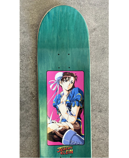 Hook-Ups Jeremy Klein Chun Li 3 Skateboard Deck 8.5" top