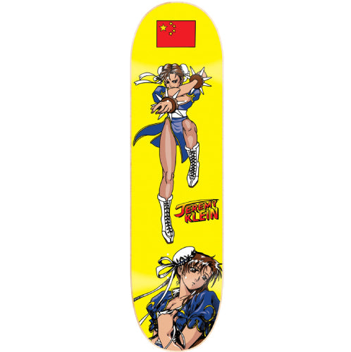 Hook-Ups Jeremy Klein Chun Li Skateboard Deck 8.25"