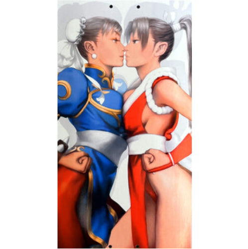 Hook-Ups Jeremy Klein Chun Li vs. Mai Skateboard Deck 8.5"