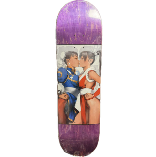 Hook-Ups Jeremy Klein Chun Li vs. Mai Skateboard Deck 8.5"