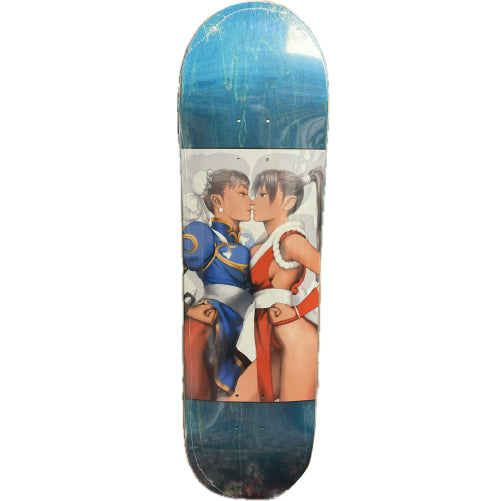 Hook-Ups Jeremy Klein Chun Li vs. Mai Skateboard Deck 8.5"