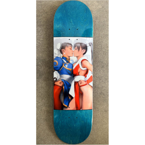 Hook-Ups Jeremy Klein Chun Li vs. Mai Skateboard Deck 8.5"