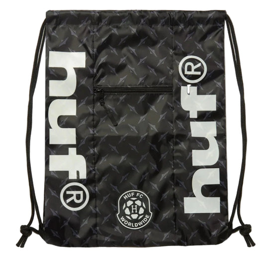 HUF FC Cinch Bag - Black front