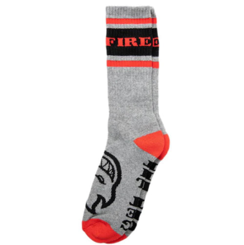 Spitfire Classic '87 Crew Socks - Heather/Black/Red