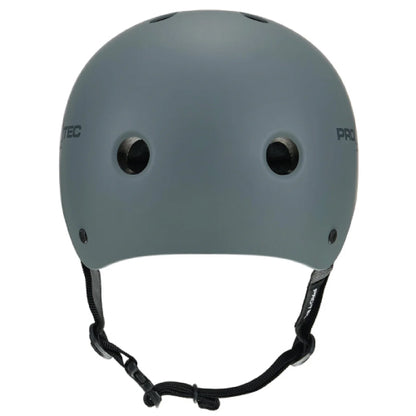 Pro-Tec Classic Certified Skate Helmet matte gray back