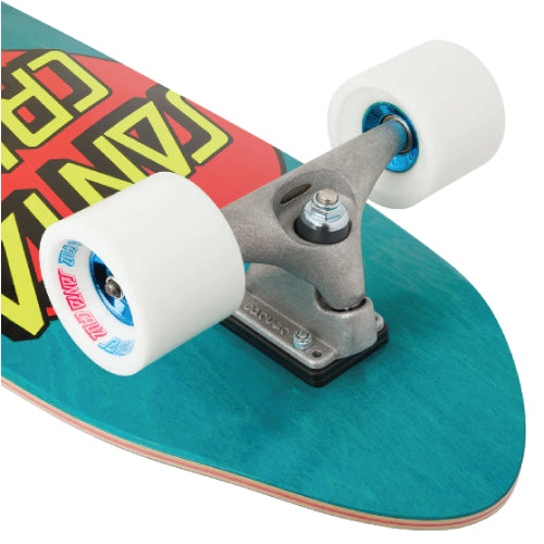 Santa Cruz X Carver Classic Dot Surf Skate Cruiser Complete 31.45