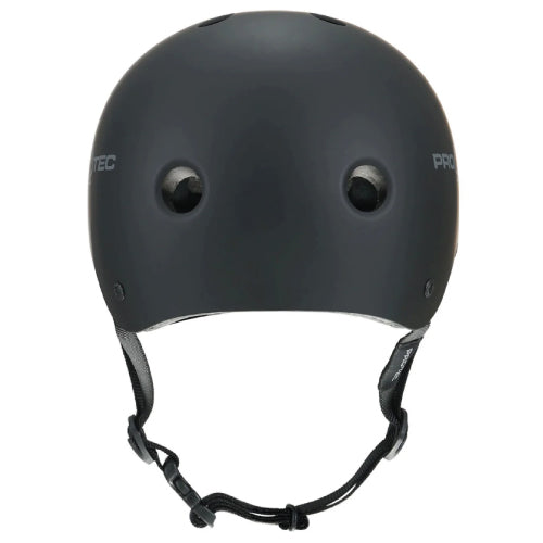 Pro-Tec Classic Certified Skate Helmet matte black back