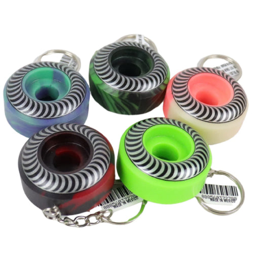 Spitfire Classic Swirl Wheel Keychain assorted 2