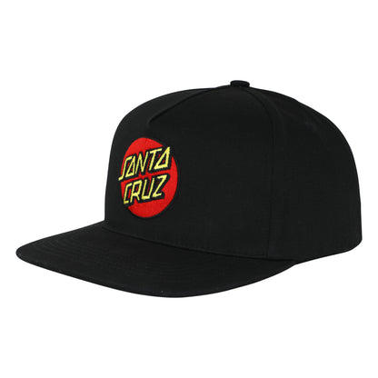Santa Cruz Classic Dot Snapback Hat - Youth Black profile