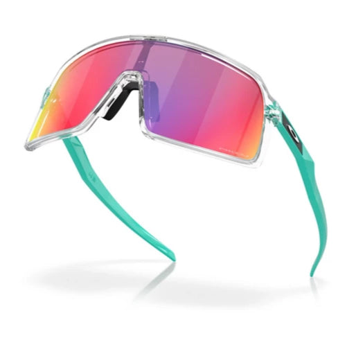 Oakley Sutro Clear and Celeste Frames with Prizm Road Lenses