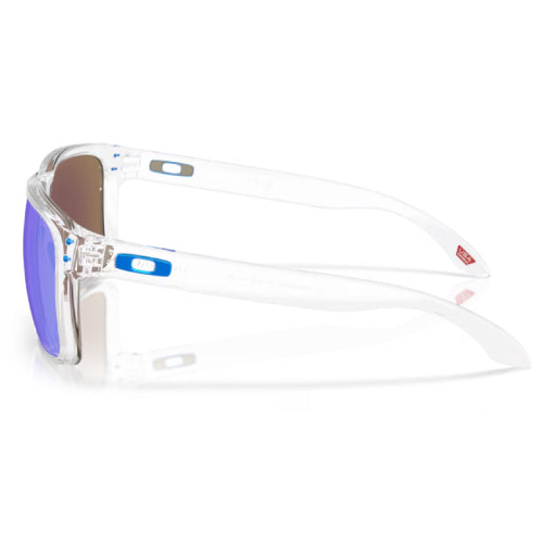 Oakley Holbrook XXL - Polished Clear/Prizm Sapphire Polarized side