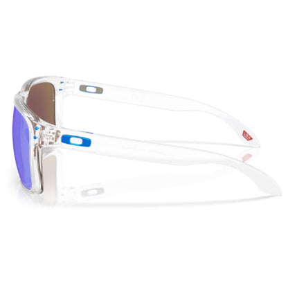 Oakley Holbrook XXL - Polished Clear/Prizm Sapphire Polarized side