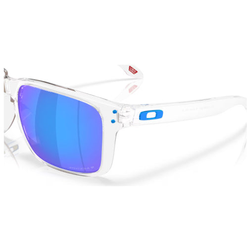 Oakley Holbrook XXL - Polished Clear/Prizm Sapphire Polarized
