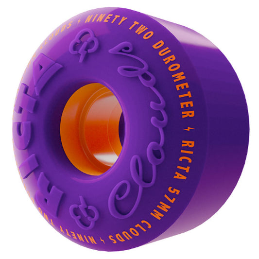 Ricta Clouds Wheels Purple Orange 57MM 92A profile