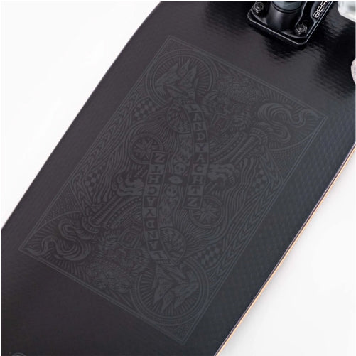 Landyachtz Dinghy Coffin Stealth Card Complete 28.2" graphic