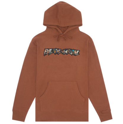 Fucking Awesome Dill Collage Logo Hoodie - Saddle full