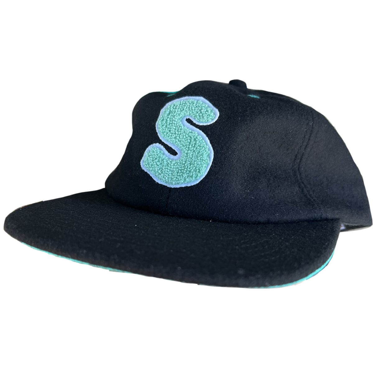 Snot College Wool Snapback Hat - Black