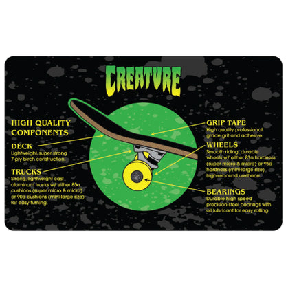 Creature Galaxy Complete Skateboard 7.8"