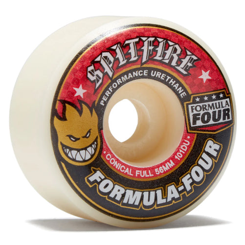 Spitfire F4 Conical Full Red/Natural Wheels 101D 56mm