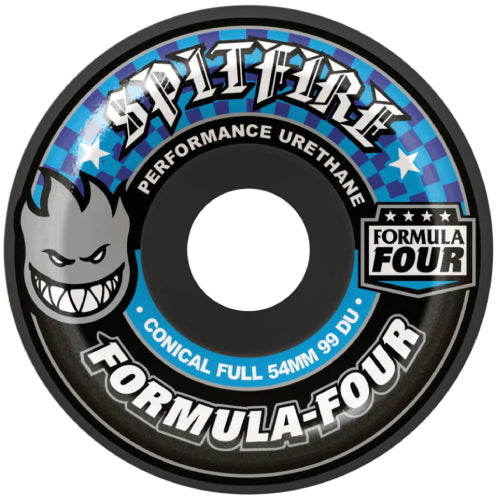 Spitfire Formula Four Conical Full Dark Grey Wheels 54MM 99D