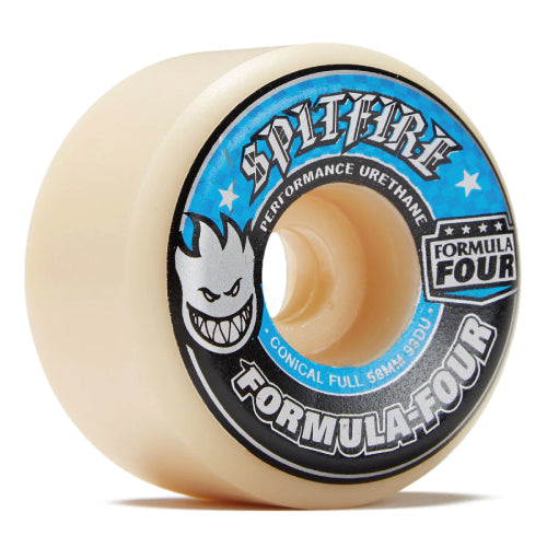 Spitfire F4 Conical Full Natural/Blue/Black Wheels 58MM 99D