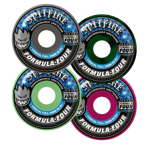 Spitfire F4 Conical Full Wheels Assorted 54MM 99D