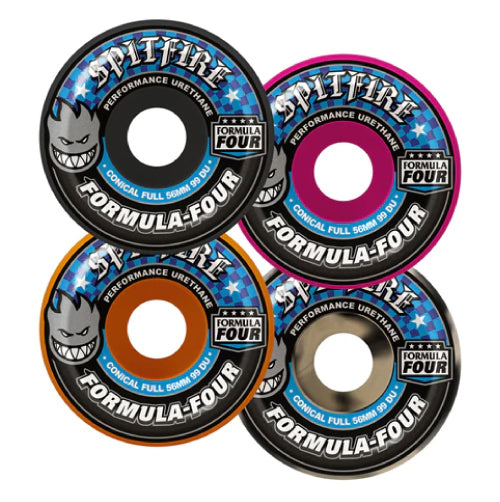 Spitfire F4 Conical Full Wheels Assorted 56MM 99D