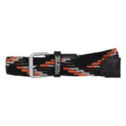 Independent Cord Belt - Black/Orange