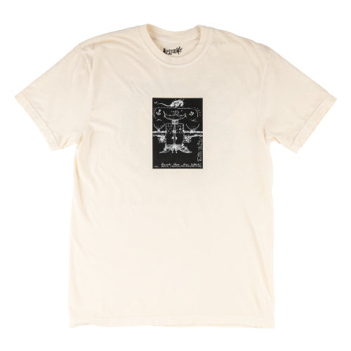 Welcome Skateboards Exquisite Corpse Tee - Bone