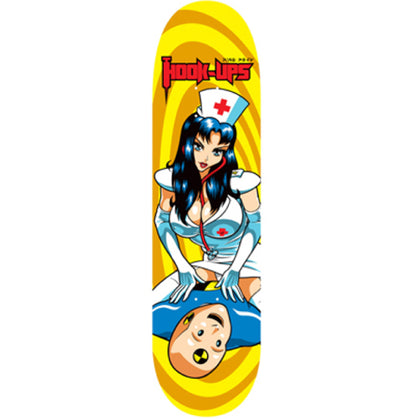 Hook-Ups CPR Nurse Girl Skateboard Deck 8.25"
