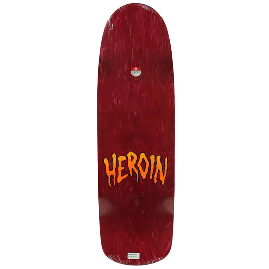 Heroin Craig Bug Skateboard Deck 9.5" top