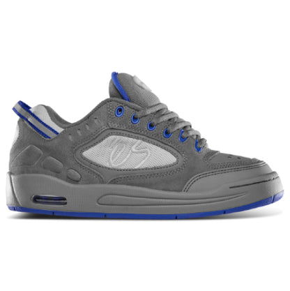 eS Creager Skate Shoe - Grey/Royal Blue outside