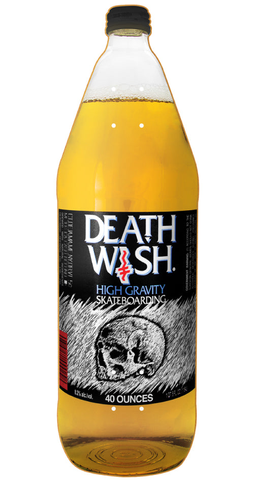 Deathwish Crooked 40oz Cruiser Custom Skateboard Deck 9.0" full