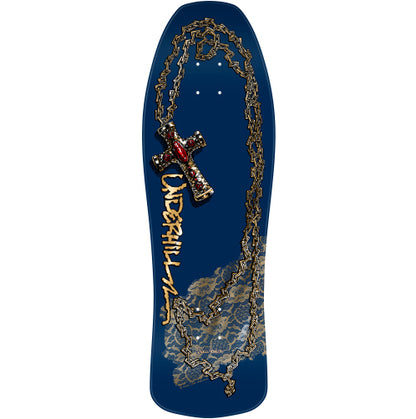 Powell Peralta Underhill Reissue Skateboard Deck Navy/Gold Foil 9.9"