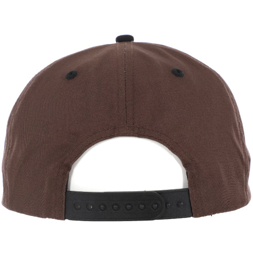 Baker Crumb Snapback Hat - Brown/Black