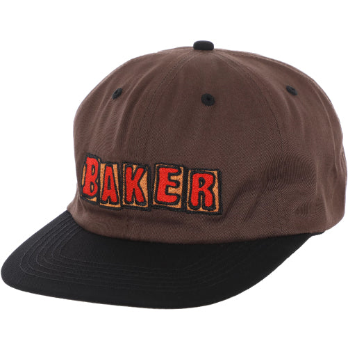 Baker Crumb Snapback Hat - Brown/Black