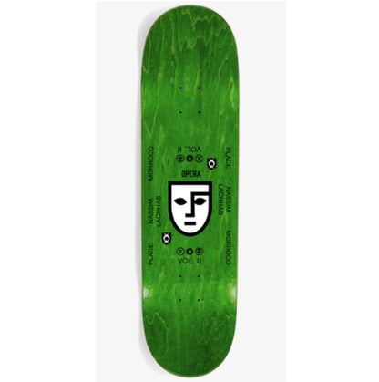 Opera EX7 Nassim Crypto Skateboard Deck 8.5" top