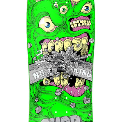 Heroin Curb Crusher Skateboard Deck 10.25" graphic
