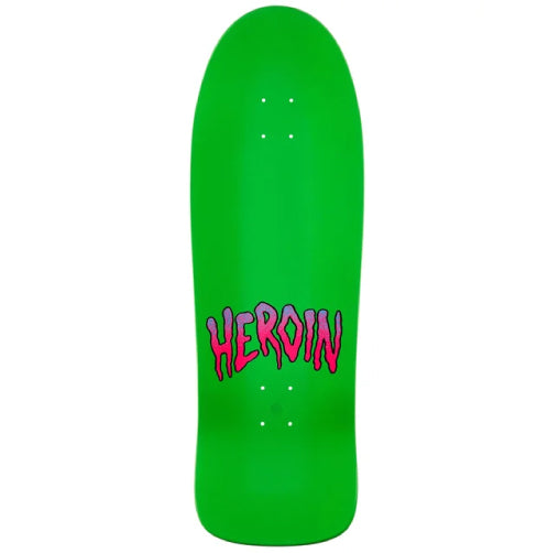 Heroin Curb Crusher Skateboard Deck 10.25" top