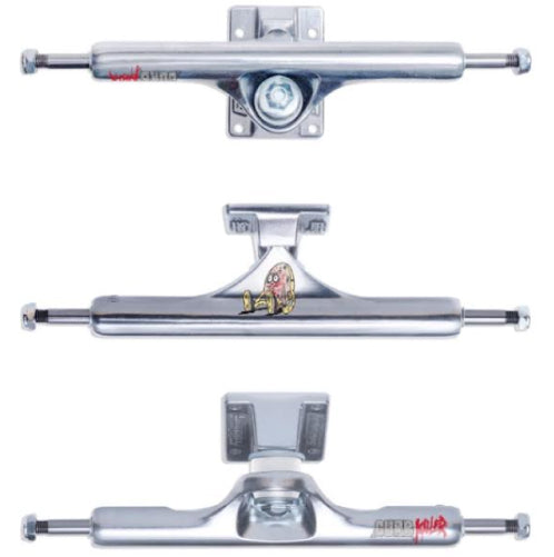 Slappy X Heroin Curb Killers ST1  Inverted Classic Polished Trucks  10.0" (Set of 2)