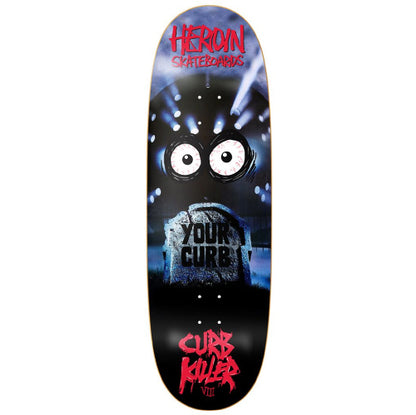 Heroin Curb Killer 8 Egg Skateboard Deck 10.0" full