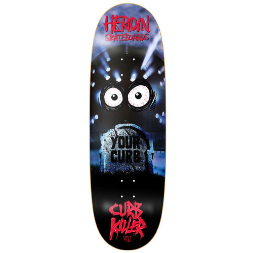 Heroin Curb Killer 8 Egg Skateboard Deck 10.0" full