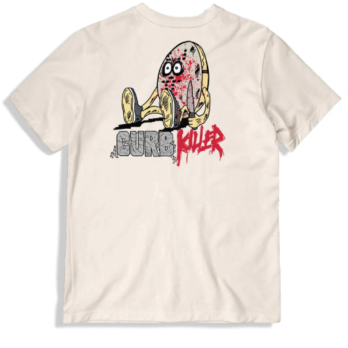 Slappy X Heroin Curb Killer Tee - Natural