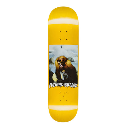 Fucking Awesome Curren Protector Skateboard Deck 8.25" stock yellow