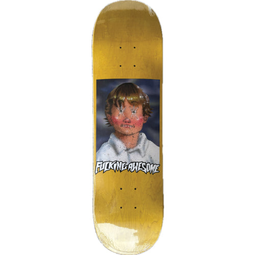 Fucking Awesome Curren Class Photo Skateboard Deck 8.25" yellow veneer