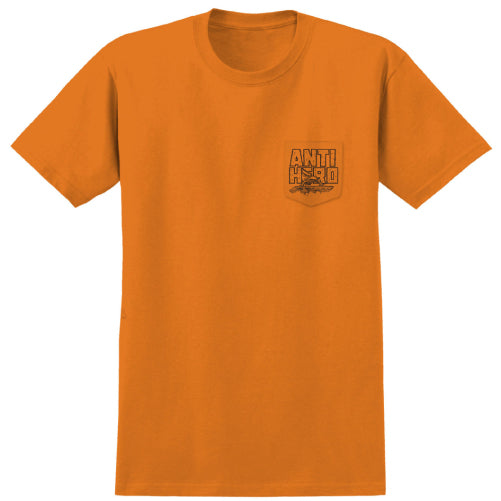 Antihero Custom Pocket Tee - Safety Orange