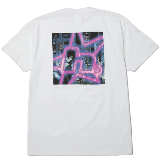 HUF Cyberpunk Tee - White back