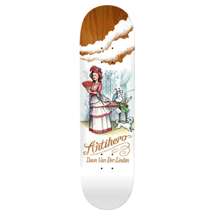 Antihero Daan Flatulent Beauties Skateboard Deck 8.5" brown veneer
