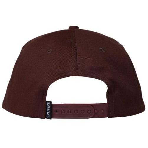 Spitfire Bighead Snapback Hat - Dark Red/Black – Anchors