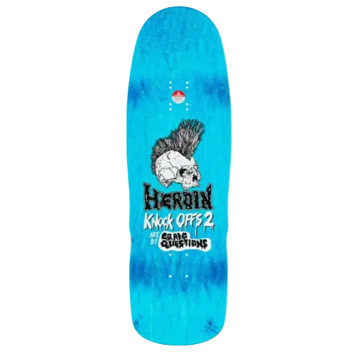 Heroin KO2 Dead Dave Mummy Skateboard Deck 10.125" top